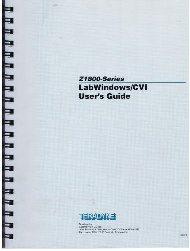 Teradyne Z1800 Series LabWindows / CVI User's Guide P/N M00-120-00