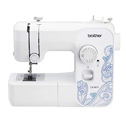 Book Cover Brother RLX3817 17-Stitch Sewing Machine, White