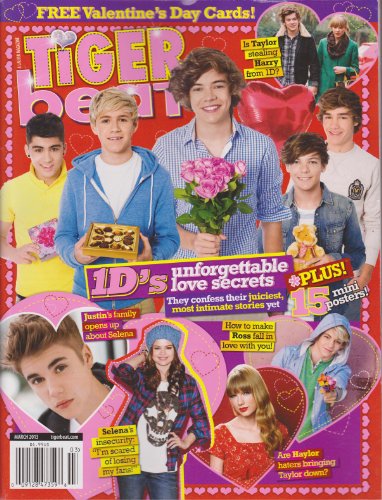Tiger Beat Magazine March 2013 (1D's Unforgettable love secrets)