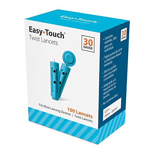 Book Cover EasyTouch Twist Lancets - 30 G, (100 per Box)