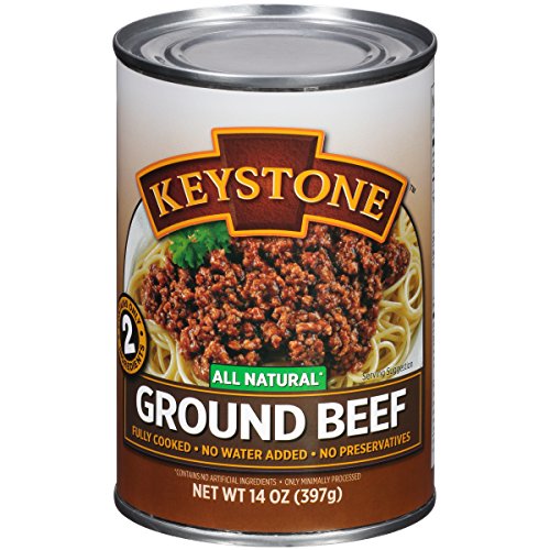 Book Cover Keystone Meats All Natural Canned Beef, Ground, 14 Ounce