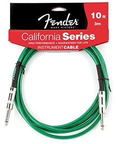 Fender California Câble 3 m Vert