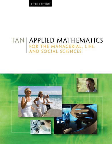 Applied Mathematics for the Managerial, Life, and Social Sciences (Available 2010 Titles Enhanced Web Assign)