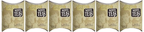 Bag Ladies Tea presents Novel Tea - Each pouch contains 5 teabags individually tagged with literary quotes, made with fine English breakfast tea.