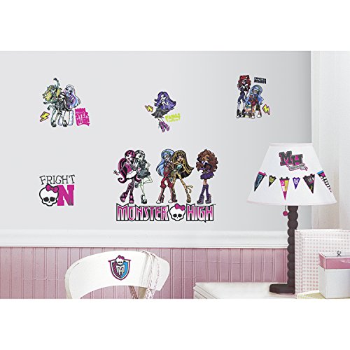 RoomMates RMK2190SCS Monster High Peel and Stick Wall Decals