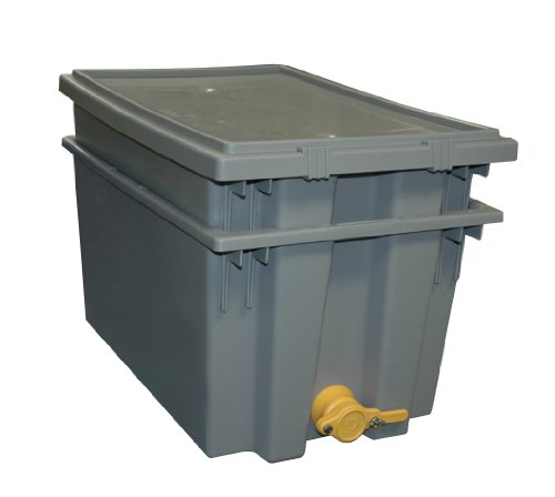 Book Cover Mann Lake HH231 Plastic Uncapping Tank, Gray