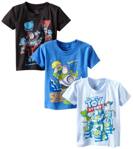 Book Cover Disney Boys' Toy Story 3-Pack T-Shirt