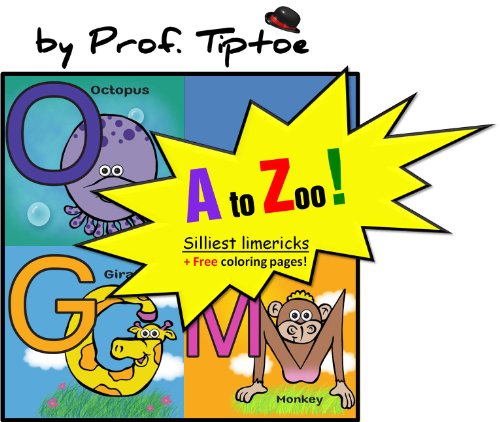 Children's Ebook:  A to ZOO, a coloring ABC teaching children's book (Bedtime stories children's ebook collection 3)