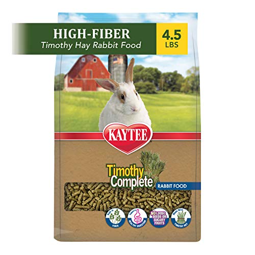 Kaytee Timothy Hay Complete Rabbit Food, 4.5-Lb Bag