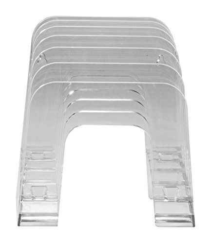 Officemate Jumbo Incline Sorter, 6 Compartment, Holds Letter and A4 Size, Clear (22934)