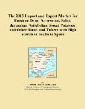 The 2013 Import and Export Market for Fresh or Dried Arrowroot, Salep, Jerusalem Artichokes, Sweet Potatoes, and Other Roots and Tubers with High Starch or Inulin in Spain