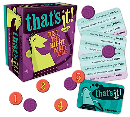 Book Cover That's It! Just The Right Party Game