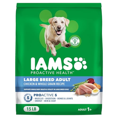 IAMS Proactive Health Dry Dog Food, Large Breed, 15 lbs. (Standard Packaging)