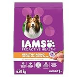 IAMS PROACTIVE HEALTH Mature Adult Dry Dog Food for Senior Dogs with Real Chicken, 15 lb. Bag