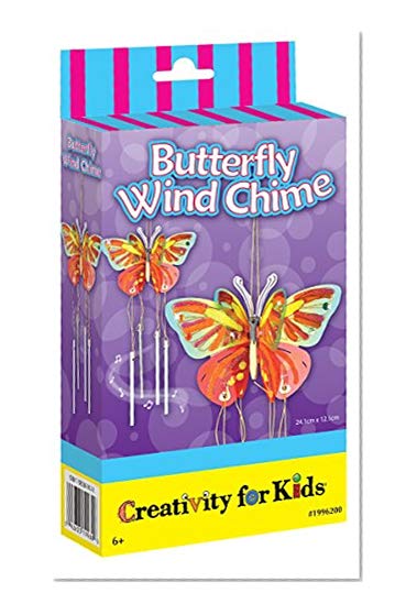 Book Cover Creativity for Kids Butterfly Wind Chime Mini Craft Kit