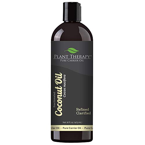 Book Cover Plant Therapy Essential Oil | Fractionated Coconut Oil for Skin, Hair, Body | 100% Pure | 16 oz, Pump Included