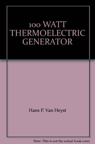 100 WATT THERMOELECTRIC GENERATOR