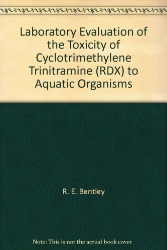 Laboratory Evaluation of the Toxicity of Cyclotrimethylene Trinitramine (RDX) to Aquatic Organisms