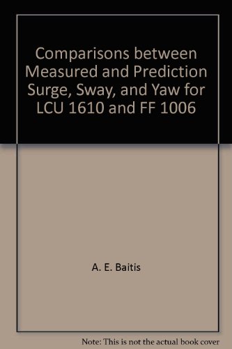 Comparisons between Measured and Prediction Surge, Sway, and Yaw for LCU 1610 and FF 1006
