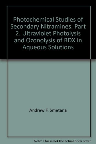 Photochemical Studies of Secondary Nitramines. Part 2. Ultraviolet Photolysis and Ozonolysis of RDX in Aqueous Solutions