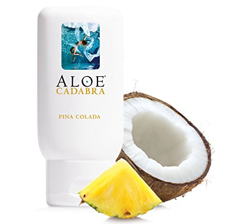 All Natural Aloe Cadabra Organic Lubricant, Pina Colada Flavored, 2.5 Ounce
