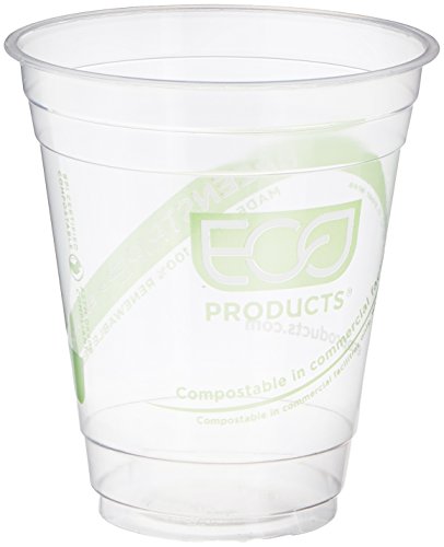 Book Cover Eco-Products ECOEPCC12GSPK GreenStripe Cold Cups, Compostable Plastic PLA (Pack of 50)