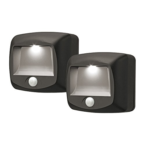 Mr Beams MB522Â â€“Â Pack of 2Â LED Lights for Ladder/Ladders with Motion Detection Indoor/Outdoor a Battery, Brown