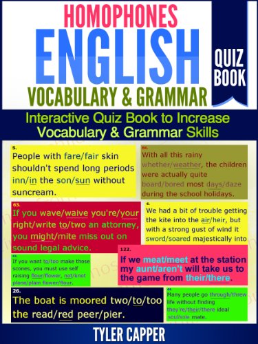 Homophones - English Vocabulary & Grammar Quiz Book (Interactive Quiz Book 3)