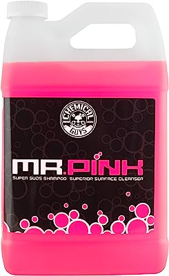 Chemical Guys Mr. Pink Car Wash Soap - 128 oz Super Suds Foaming Car Wash Soap for Cannon, Blaster, or Bucket Washing - pH Balanced, Safe on Wax, Sealant, Ceramic, and Clear Coat Finishes