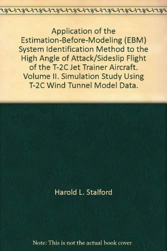 Application of the Estimation-Before-Modeling (EBM) System Identification Method to the High Angle of Attack/Sideslip Flight of the T-2C Jet Trainer Aircraft. Volume II. Simulation Study Using T-2C Wind Tunnel Model Data.