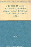 UNE 200002-1:2004 Graphical symbols for diagrams. Part 1: General information. General index.