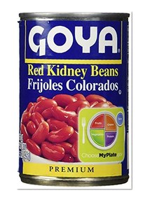 Goya Red Kidney Beans Habichuelas Coloradas Premium- 15.5 Oz Cans (6 Pack)