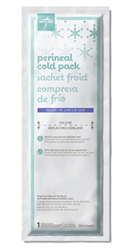 Book Cover Medline Deluxe Perineal Cold Packs with Adhesive Strip, 4.5