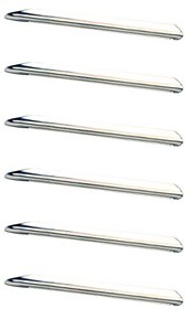 Lab Scoop Spatula (Pick Scoop) 6.5" Length, Stainless Steel, Pack of 6