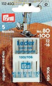Prym Aiguilles Machines Coudre 130/705H LL 80-100 Cuir