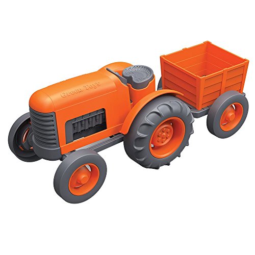 Book Cover Green Toys Tractor Vehicle, Orange