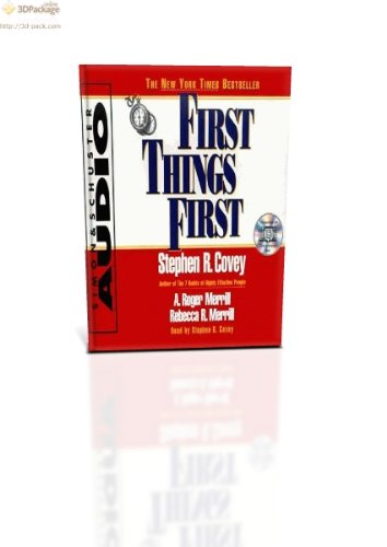 First Thing First-THE NEW YORK TIMES BESTSELLER