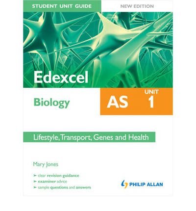 Edexcel Biology AS Student Unit Guide: Lifestyle, Transport, Genes and Health by Jones, Mary ( AUTHOR ) Aug-31-2012 Paperback
