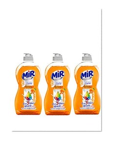 Mir Vaisselle Secrets de Cuisinier Bicarbonate & Ecorce d'orange - 500ml - Lot de 3