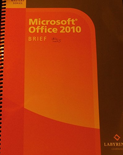 MICOSOFT OFFICE 2010 [Brief]