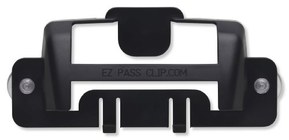 eZpassClip New EZ Pass Holder for New, Small Toll Tag Transponder (Black)