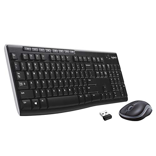 Book Cover Logitech MK270 Wireless Keyboard and Mouse Combo â€” Keyboard and Mouse Included, Long Battery life