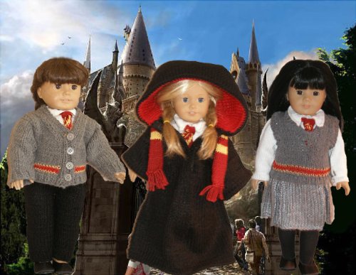 Harry Potter Knitting Pattern for 18 inch dolls