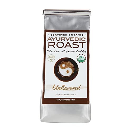 Ayurvedic Roast - Top Caffeine Free Certified Organic Coffee Substitute - Natural Grain Beverage and Herbal Blend that is a Great Non Acidic Coffee Alternative