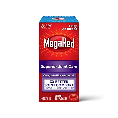 Book Cover Schiff MegaRed Joint Care 60 Day Supply 60 Softgels
