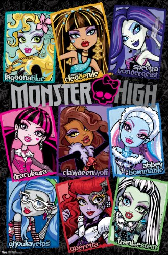 Trends International Monster High Grid Wall Poster 22.375" x 34"