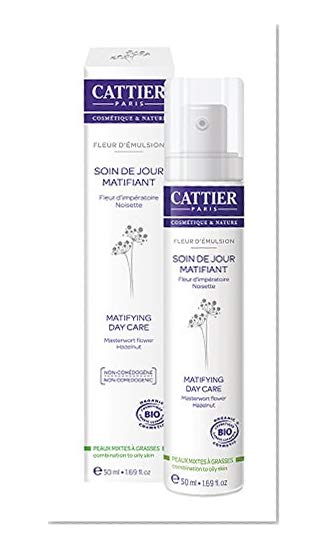Cattier Soin de Jour Matifiant Fleur d'Emulsion Peaux Mixtes à Grasses Bio 50 ml