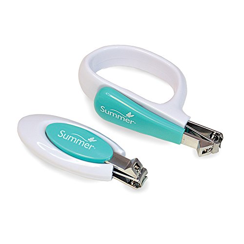 Book Cover Summer Nail Clipper Set, Teal/White