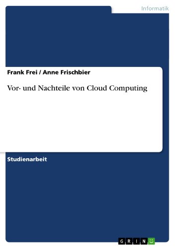 Vor- und Nachteile von Cloud Computing (German Edition)