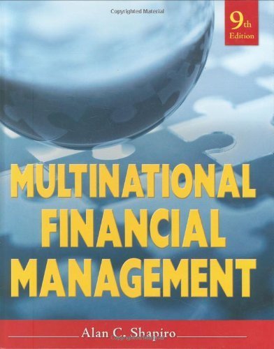 Multinational Financial Management 9th (ninth) Edition by Shapiro, Alan C. (2009)
